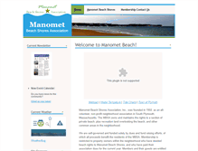 Tablet Screenshot of manometbeachshores.org